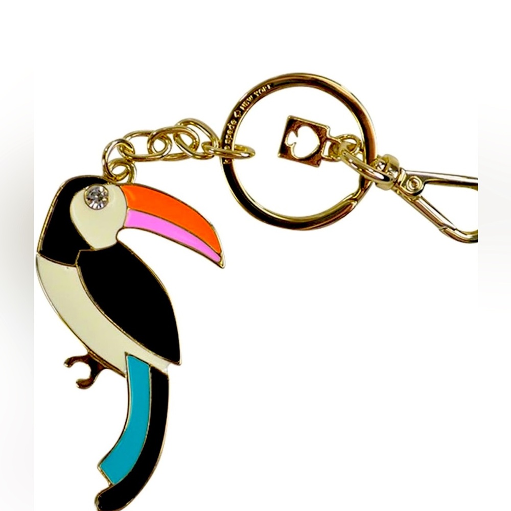 KATE SPADE • FOR THE BIRDS • TOUCAN KEY RING FOB